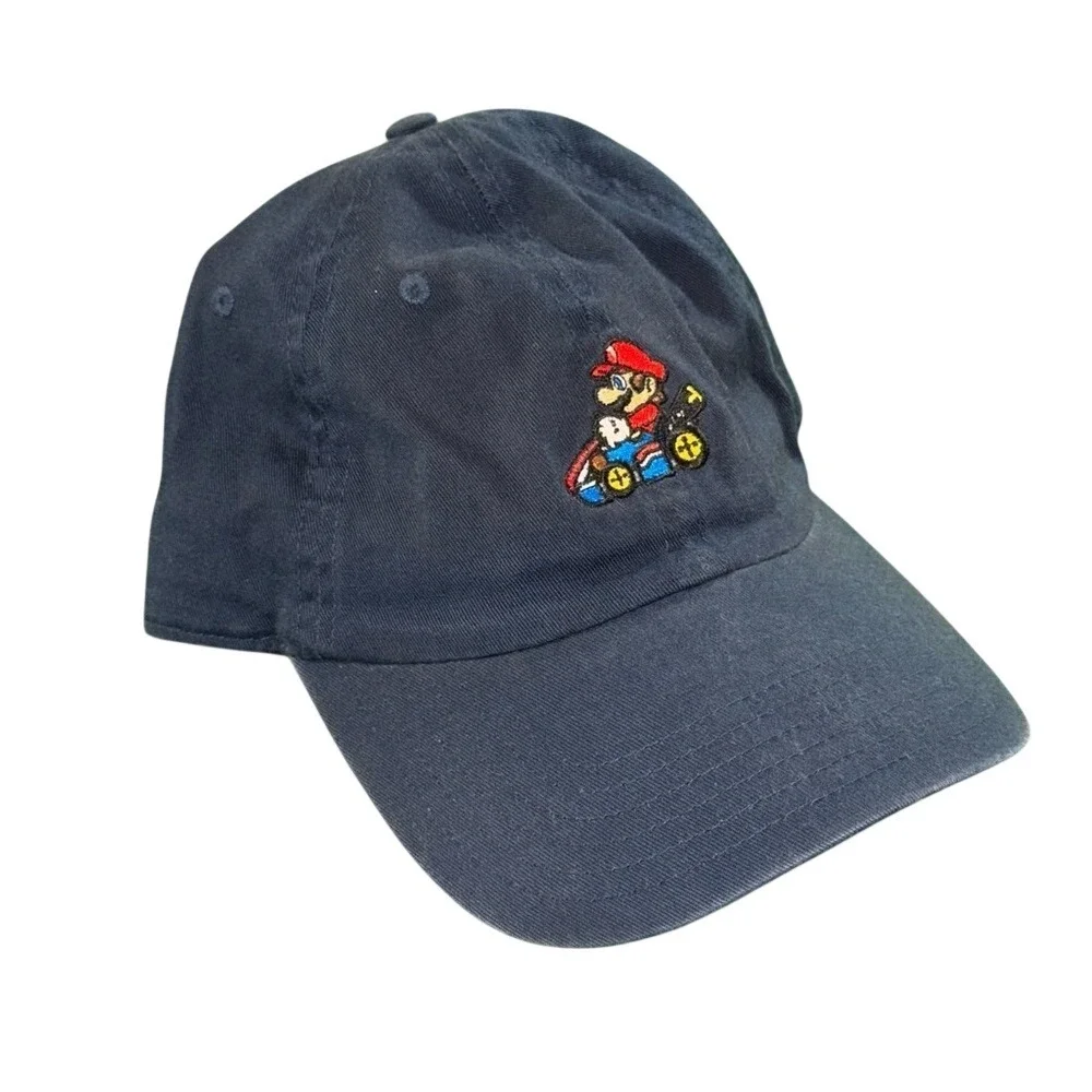 Nintendo Mario‎ Kart 8 Kids Navy Blue Baseball Cap Hat Adjustable 2019 Official